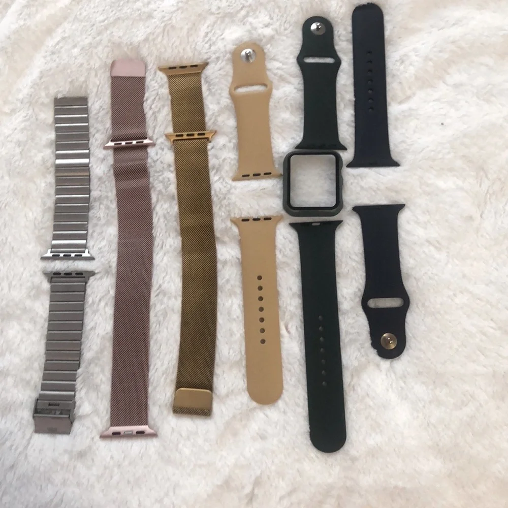 Apple Watch accessories. 6 watch bands.